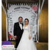 Düğün - Nişan Hatırası Branda Banner 180x200 cm